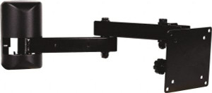 Video Mount Products Security Monitor & TV Mounts, Type: Flat Panel Arm Mount, Holds LCD or Plasma Monitor: LCD, Mounting Style: Wall, Load Capacity (Lb.): 25.00, Number of Arms: 3, Rotating or Tilting: Rotating & Tilting LCD1B - 80035728