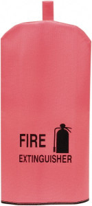 Steiner Fire Extinguisher Covers, Maximum Extinguisher Capacity (Lb.): 30.00, Minimum Extinguisher Capacity (Lb.): 15.00, Height (Inch): 26-1/2, Width (Inch): 15-1/2, See-Through Window: No, Color: Red XT8 - 39954078