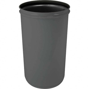 Justrite 15 Gallon Fire Resistant Steel Drum 14-1/2 Inch Outside Diameter, 25 Inch High, UL Standards 26005 - 89848451