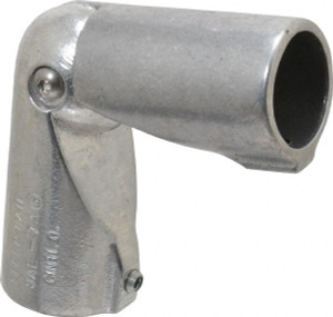 Hollaender 1-1/4" Pipe, Adjustable Elbow, Aluminum Alloy Elbow Pipe Rail Fitting Bright Finish 3AE-7 - 04206603