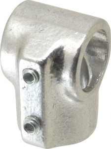 Hollaender 3/4" Pipe, Tee-E, Aluminum Alloy Tee Pipe Rail Fitting Bright Finish 5E-5 - 04206660