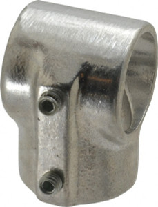 Hollaender 1-1/4" Pipe, Tee-E, Aluminum Alloy Tee Pipe Rail Fitting Bright Finish 5E-7 - 04206686