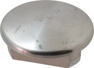 Hollaender 1" Pipe, Aluminum Alloy Plug Pipe Rail Fitting Bright Finish 62-6 - 04207262