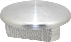 Hollaender 1-1/2" Pipe, Aluminum Alloy Plug Pipe Rail Fitting Bright Finish 62-8 - 04207288