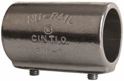 Hollaender 1-1/4" Pipe, Aluminum Alloy Straight Coupling Pipe Rail Fitting Bright Finish 70-7 - 04207312