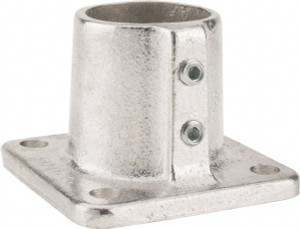 Hollaender 1-1/2" Pipe, Base Flange, Aluminum Alloy Flange Pipe Rail Fitting Bright Finish 45-8 - 88749239 Hollaender 1-1/2" Pipe, Base Flange, Aluminum Alloy Flange Pipe Rail Fitting Bright Finish 45-8 - 88749239