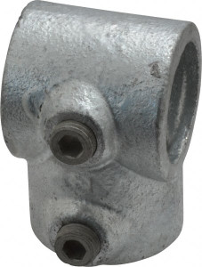 Kee Safety 1" Pipe, Single Socket Tee, Malleable Iron Tee Pipe Rail Fitting Galvanized Finish 10-6 - 89818017