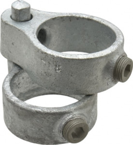 Kee Safety 1-1/2" Pipe, Malleable Iron Gate Hinge Fitting Galvanized Finish 78/83-8 - 89818884