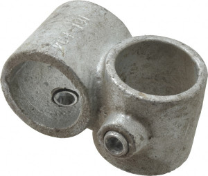 PRO-SAFE 1" Pipe, Crossover, Malleable Iron Cross Pipe Rail Fitting Galvanized Finish CVB0610-67 - 62154117