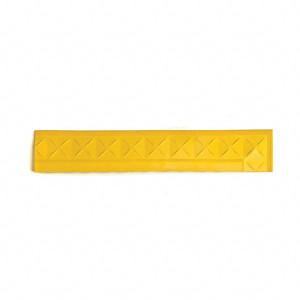 Ergo Advantage 22" Long x 4" Wide x 1" Thick, Anti-Fatigue Modular Matting Anti-Fatigue Flooring Female, 1 Interlocking Side, Yellow, For Dry Areas A5-Y - 10693976