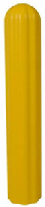 Eagle Manufacturing 10" Deep x 57" High, 8" Bumper Post Sleeve Yellow, High Density Polyethylene, 9 Lb, Ribbed Surface 1738 - 82555004