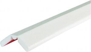 PRO-SAFE 39" Long, Polyurethane Foam Type W Bumper Guard White, 1" High x 2" Wide Side PS-60-6902-1 - 38371530