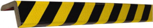 PRO-SAFE Polyurethane Foam Type H+ Corner Guard Black/Yellow 60-6862-1PS - 54790860