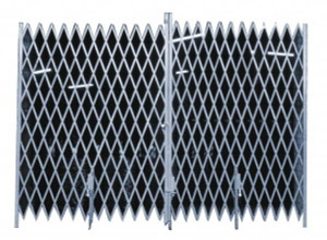 Illinois Engineered Products 6 ft. High x 16 ft. Wide Bi-Parting Folding Gates Steel PFG1665-ANG - 01484906