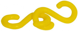 AccuformNMC 25 Qty 1 Pack Barrier S-Hook Plastic, White PSH2W - 93135317