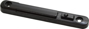 Tensator 3-3/4" High Wall Receptacle for Tensabarrier Steel, Black, Use with Tensabarrier 898METAL - 00271296