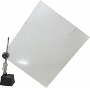 PRO-SAFE Acrylic Flat Base & Shield 10" Wide x 12" Long x 1/8" Thick, 9" Arm Reach, Magnetic Base, For General Purpose Use 13117 - 09921073