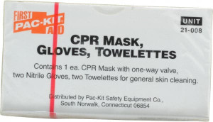 Medique Disposable CPR Masks/Breathers, Compatible First Aid Kits: Medique Unitized First Aid Kits 8021B - 45909207