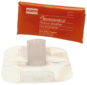 Honeywell North Disposable CPR Masks/Breathers, Compatible First Aid Kits: North Unitized First Aid Kits, Includes: Gloves, Wipes 121055 - 67982488