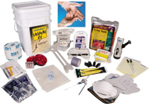 PRO-SAFE Earthquake Survival Kit Includes Blankets, Goggles, Gloves, Flares, Water , Food Bars, Batteries, Masks, Hygiene Kits, Whistles, Light Sticks, MREs, Radio, First Aid Kit, Tent MSCK4002 - 32329468