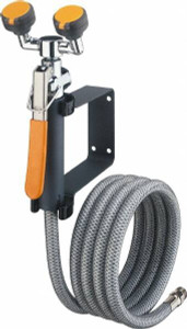 PRO-SAFE Plumbed Drench Hoses, Mount: Wall, Style: Dual Spray Head, Hose Length (Feet): 8.00, Inlet Size (Inch): 3/8, Flow Pressure (psi): 300, Approval Listing/Regulations: ANSI Z358.1-2009 PSG5026 - 86205531