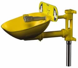 Bradley Wall Mount, Plastic Bowl, Eyewash Station 1/2" Inlet, 30 psi Flow, 0.4 GPM Flow Rate S19224EW - 63508162