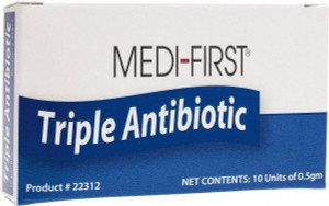 Medique 10 Qty 1 Pack 3/64 oz Wound Care Ointment Comes in Packet, Antibiotic & Triple Antibiotic Ointment, Unitized Kit Packing 22312 - 45909017