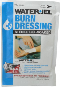 Honeywell North 4" Long x 4" Wide, General Purpose Gel Soaked Burn Dressing White, Nonwoven Bandage 049077 - 00677468