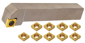 Akuma CCMT Indexable Turning Tool Holders with Inserts