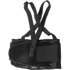 Value Collection Size L, Hook & Loop, Elastic Belt with Shoulder Straps 34 to 38" Waist, Black BD--24879-L - 53613428