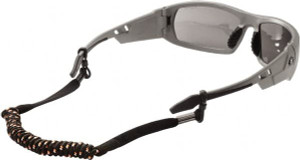 Ergodyne Black Coil Eyewear Lanyard Nylon & Elastic, Compatible with All Eyewear 19280 - 31827397