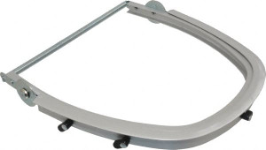Jackson Safety Metal Face Shield Frame Silver, Compatible with Hard Hats 14948 - 63250252