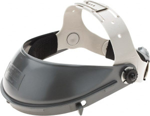 Honeywell North Noryl Faceshield Crown Compatible with Fibre Metal Windows, Gray F300 - 59427013