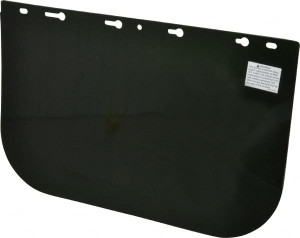 Sellstrom Acetate Welding Face Shield Window 8 Inch High x 12 Inch Wide x 0.06 Inch Thick, Shade 5, Compatible with Sellstrom 390 Headgear S35050 - 06529937