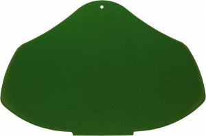 UVEX Green Polycarbonate Welding Window 0.06" Thick, Shade 3, Compatible with Uvex S8500 & S8510 Bionic Headgear S8560 - 83715953