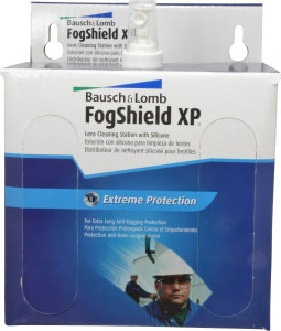 Bausch & Lomb 7-1/2 Inch Wide x 10 Inch High x 5-1/4 Inch Deep, Cardboard Lens Cleaning Station 1 Pump, 12 Ounce Capacity Pump, 1,520 Towelettes, Disposable Station 8577 - 03340593