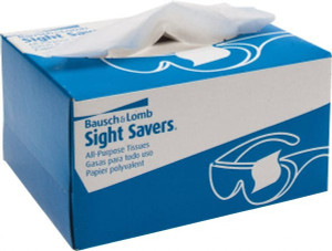 Bausch & Lomb 280 Qty 1 Pack 280 Low Lint Lens Cleaning Tissues Nonsilicone Cleaner, 8" Long x 5" Wide 8566 - 88117080 Bausch & Lomb 280 Qty 1 Pack 280 Low Lint Lens Cleaning Tissues Nonsilicone Cleaner, 8" Long x 5" Wide 8566 - 88117080
