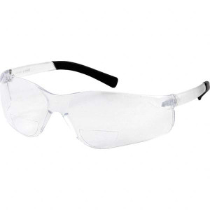 Bouton Optical Magnifying Safety Glasses, Diopter Lens: +1.5, Lens Coating: Scratch Resistant, Frame Style: Frameless, Frame Color: Clear, Adjustable Temples: No, Lens Color Family: Clear 250-26-0015 - 47993878