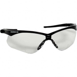 KleenGuard +1.5, Clear Lenses, Scratch Resistant, Framed Magnifying Safety Glasses UV Protection, Black Nylon Frame, ANSI Z87.1-2010 28621 - 57679060