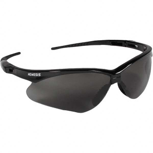 KleenGuard Smoke Lenses, Framed Safety Glasses Anti-Fog, Scratch Resistant, Black Frame, Size Universal, Wrap Around 22475 - 45053519