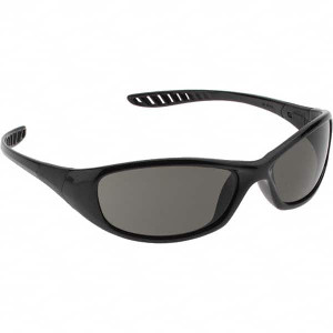 KleenGuard Smoke Lenses, Framed Dual Lens Safety Glasses Scratch Resistant, Black Nylon Frame, Size Universal, Wrap Around 25714 - 82241761