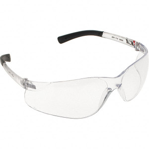 Liberty Glove & Safety Safety Glasses S/R CLR LENS BLK FRM INOX F-II SAFETY GLASSES 1715RT/C - 66787029