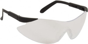 PRO-SAFE Clear Lenses, Frameless Safety Glasses Anti-Fog, Scratch Resistant, Black Frame, Adjustable Temples, Size Universal, Wrap Around 51972 - 80855273