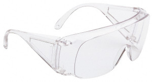 UVEX Clear Lenses, Frameless Safety Glasses Uncoated Lenses, Plastic Frame, Size Universal, Wrap Around S300CS - 06519573