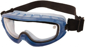 Bolle Safety Size Universal Clear Anti-Fog & Scratch Resistant Safety Goggles Ventless Blue Frame 40197 - 68402874