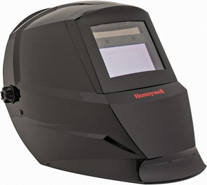 Honeywell 110mm Window Width x 90mm Window Height, 9 to 13 Shade Auto-Darkening Lens, Fixed Front Welding Helmet Black Nylon Clear/Green Lens HW200 - 61503918