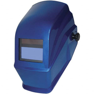 Jackson Safety 4" Window Width x 3" Window Height, 9 to 13 Shade Auto-Darkening Lens, Fixed Front Welding Helmet Blue Thermoplastic 21931 - 68047364