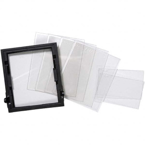 Jackson Safety 5" Wide x 1/2" High, Polycarbonate Lens Kit 0.06" Thick, Clear, Universal Mount 41589 - 65470270