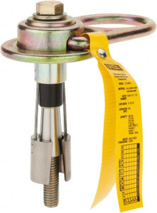 MSA Safety D-Ring Removable Concrete Hole Anchor Zinc 10144957 - 30402291