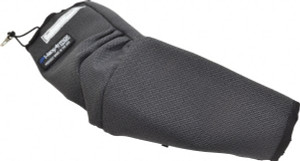 HexArmor Size L, Gray/Black SuperFabric Cut & Puncture Resistant Sleeve 19" Long Sleeve, Cut Resistance Level 5, Made with Thumb Hole AS019S-L (9) - 72052426